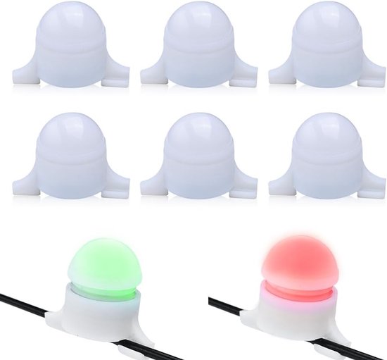 6 Stuks Elektronische Beetmelders met LED Licht en Bewegingssensor voor Nachtvissen en Visserijaccessoires