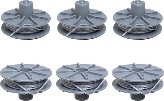 6 stuks grastrimmer, spoelen, grastrimmer, spoelen geschikt voor Gardena 5307-20