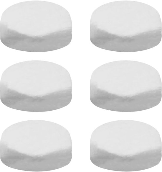 6 stuks keramische sponsvezelwol kern 8,6 x 8,6 x 2,8 cm keramische wol voor bio-ethanol open haard binnen gel tafel open haard