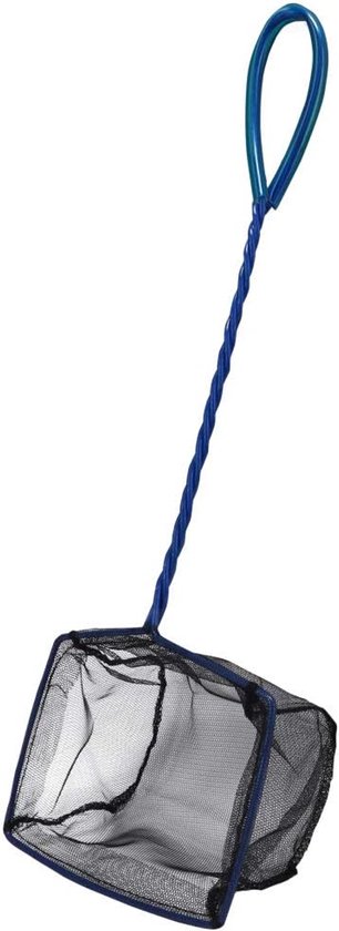 60721 Catch it maat "M" - hoogwaardig visnet voor aquaria, schepnet van scheurbestendig zwart nylon, M, 46 g