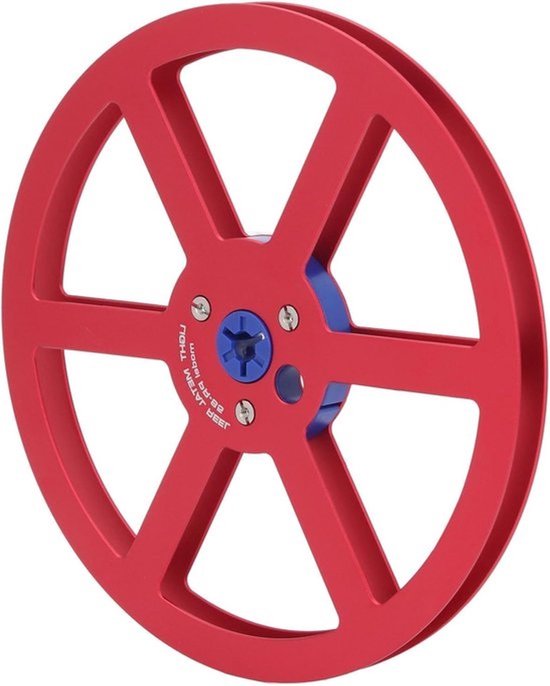 7 inch aluminium spoel met 6 gaten - voor 1/4 inch geluidsbanden
