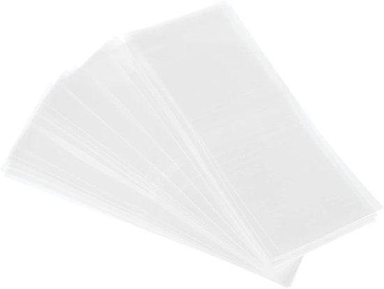 75 x 30mm Perforated Shrink Bands - 400pcs PVC Shrink Tape - Geschikt voor Cap Diameter 1.69 tot 1.81 Inch - Voor Jars - Transparant van Merkloos