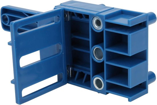 8 Stks/Set Houtbewerking Ponsgat Locator, Zelfcentrerende Deuvelmal, Houten Plank Aansluiting Boor Locator, Hout Deuvel Gat Boor Gids Locator, Boren Deuvel Gids Gereedschap Voor Timmerwerk(blauw)