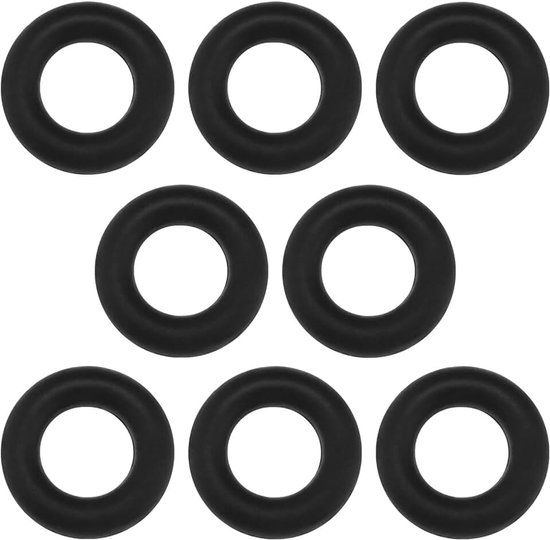 8 stuks 30 x 16 mm spoel spoel naaideel thuis naaimachine rubberen ring oude naaimachine rubberen ring draad wrap lederen ring compatibel met Singer 29-4 29K51