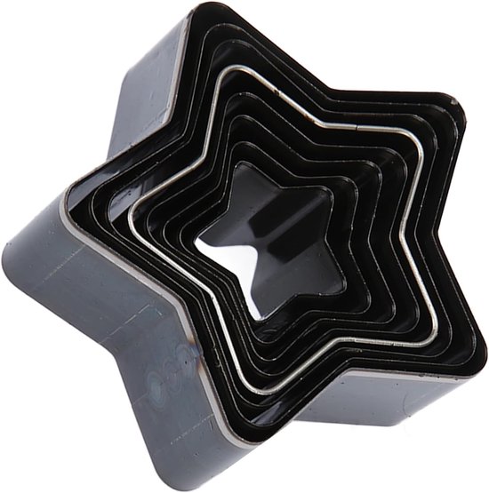 8 Stuks Lederen Punch Mal, Pentagram Hoog Koolstofstaal Holle Punch Sterven Lederen Ponsgereedschap Voor DIYB Leer, Klei Of Sieraden