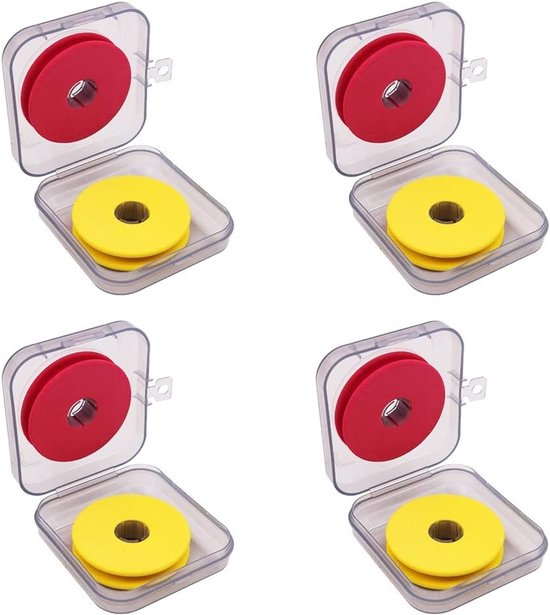 8 Stuks Vissers Schuim Spoelen voor Visserslijn, Ideaal voor Opslag van Vissersaccessoires en Lijnen in Plastic Doos van Merkloos