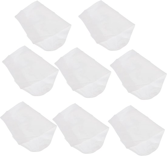 8stuks Nylon Zwembad Filtratie Sokken Elastic Pool Skimmer Basket Voor Efficiënte Zwembadreiniging Geschikt Voor Ondergrondse Bovengrondse Zwembaden