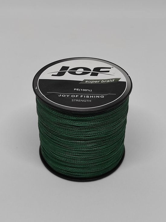8X (strengen) gevlochten lijn - groen - 14 kg - 0.23 mm - 500 meter van Onmogelijk.