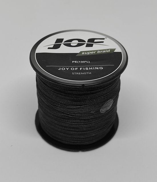 8X (strengen) gevlochten lijn - zwart - 14 kg - 0.23 mm - 500 meter van Caperlan
