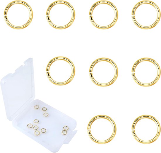 925 Sterling Silver 10 Stuks Jump Rings en Split Rings van 5mm voor Kettingen, Armbanden en DIY Sieradenmaken