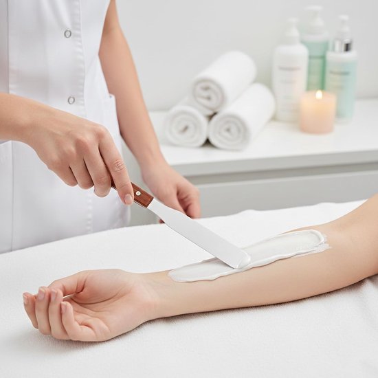Aashta Waxspatel voor waxen, spatel, warme was, spatel voor ontharing, dames, handvat, spatel, wax van hout