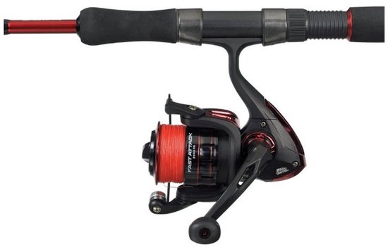 Abu Garcia Fast Attack Zander Spin Combo 2.40m (10-40g) (Inc. Kunstaas!) | Spinhengel van Abu Garcia