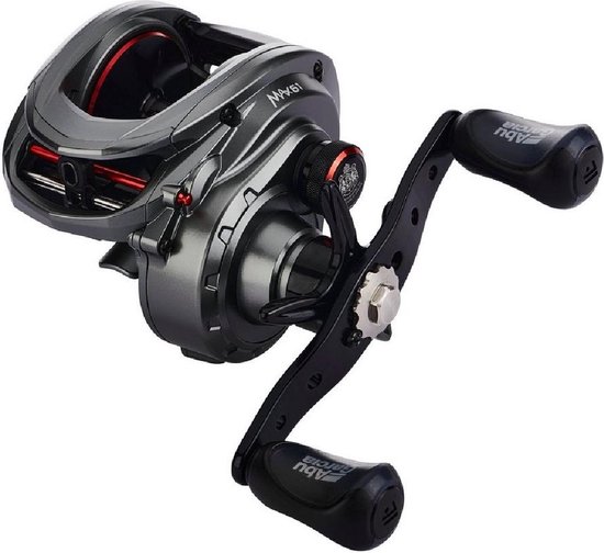 Abu Garcia Max 4-LP-61 LH - Baitcastingreel - Rood/zwart van Abu Garcia