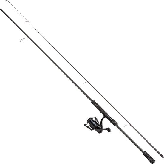 Abu Garcia Max X Black Ops Spinning Combo 2,13m (10-30g) | Roofvis set van Merkloos
