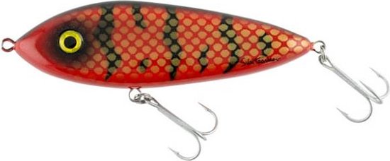 Abu Garcia Svartzonker McJerk Red Tiger 12cm Red Tiger van Merkloos