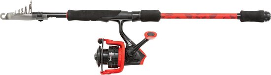 Abu Garcia Telescoop hengel met molen - werphengelset - 2.10m - 5-20gr van Merkloos