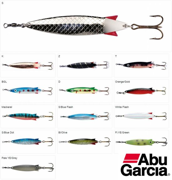 Abu Garcia Toby - Spinner - Lepel - Kunstaas - S/BLUE FLASH - 18 gram