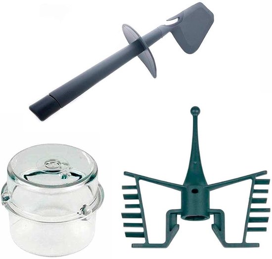 Accessoires: vlinder, spatel en goblet compatibel met Thermomix TM31