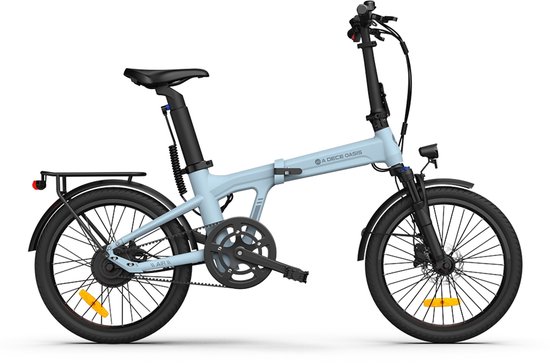 ADO Air 20PRO Elektrische fiets | bafang motor |vouwfiets | riemaandrijving | stadsfiets | 20 inch | hydraulische remmen | E-PRODUCTEN | achterrek | met gereedschap | mobiele telefoonhouder | Blauw van ADO