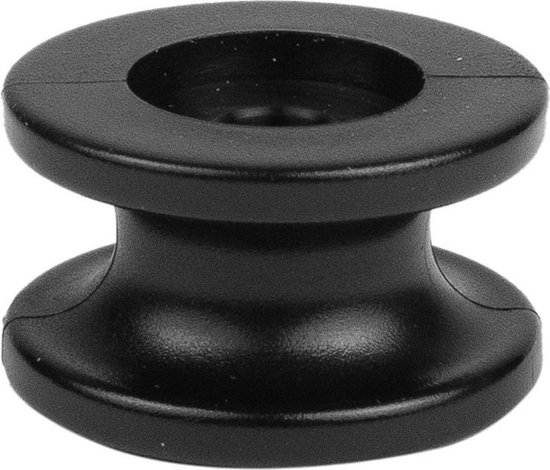 Afdekzeilwinkel - Elastisch koordhouder rond Carrosseriehaak nylon 25mm zwart 10 stuks