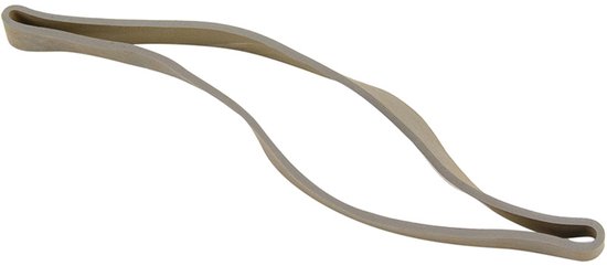 Afdekzeilwinkel - Spanelastiek tentelastiek 180mm grijs plat ringen van Merkloos