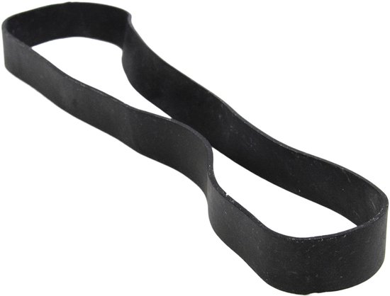 Afdekzeilwinkel - Spanrubber Plat 32cm 10 stuks zwart