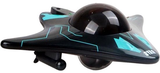 Afstandsbediening Boot - Onderwater Drone Speelgoed - Waterpret - Met Waterdichte Camera - 10x12x9.8cm - Zwart