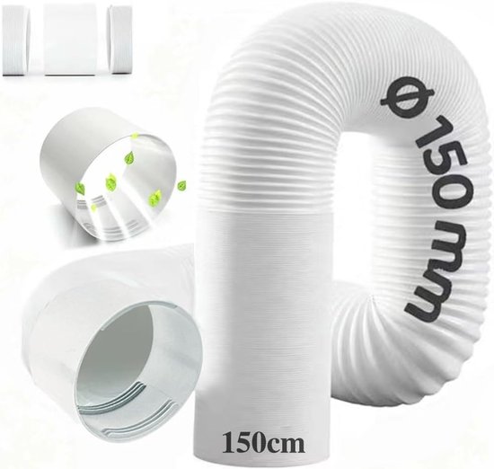 airconditioner uitlaatslang, mobiele slangset diameter 150 mm, universele afvoerslangconnector voor airconditioner, voor airconditioning, luchtontvochtiger, droger