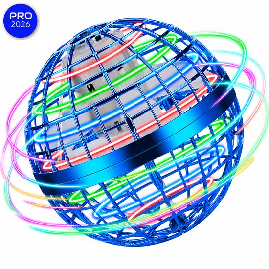 Airglide Magic Spinner - Airglide Bal - Airgliderbal Magic Spinner - Airglide - Flying Ball - Mini Drone Voor Binnen - Fly Spinning Ball - Flying Spinner - Fidget Toy Boomerang Spinner - Met Led - Speelgoed Voor Kinderen - Kerstcadeau