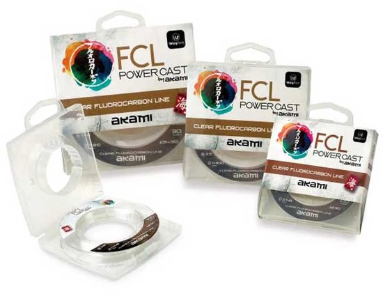Akami Fcl Power Cast 100 M Flurocarbon Transparant 0.330 mm