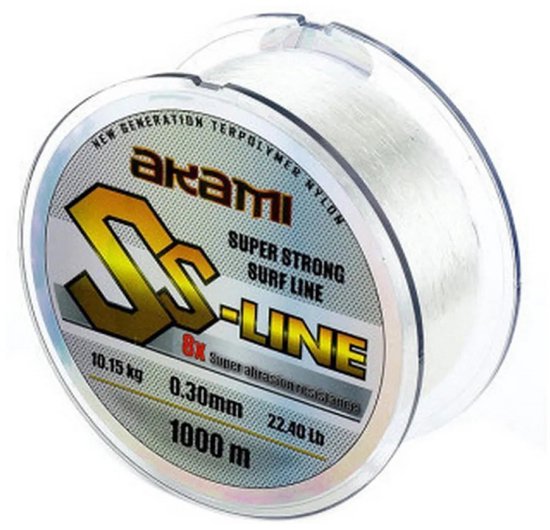 Akami Ss-line Monofilament 1000 M Transparant 0.250 mm