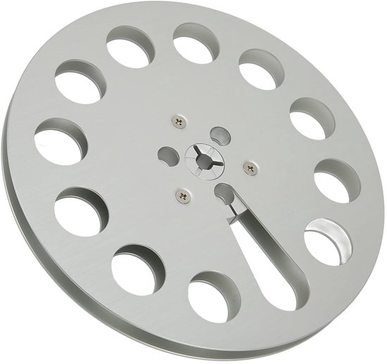 aladdien - 1/4 7 Inch Lege Tape Reel - Universele Open Reel - Aluminium Opname Tape Reel - 11 Gaten - Geluidsarm - 240 g van Merkloos