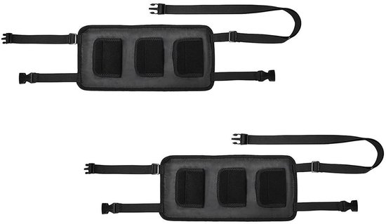aladdien - Hengel Houder - Auto Achterbank - Verstelbaar - Voor SUV's en Vans - Opslag Rack - Maximaal 3 Hengels - Universeel