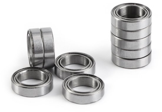 aladdien - Pack van 10 Mini Kogellagers 6700ZZ - Dubbel Gesloten, 10 x 15 x 4 mm