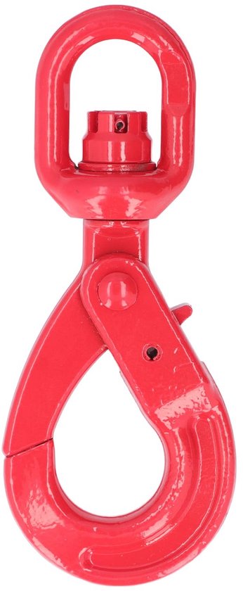aladdien - Veiligheidsrotatiehaak - Gehard Staal - Zelfvergrendelend - 1.12T - 18cm - Scheepsbouw - Auto-industrie - Geschikt voor zware lasten