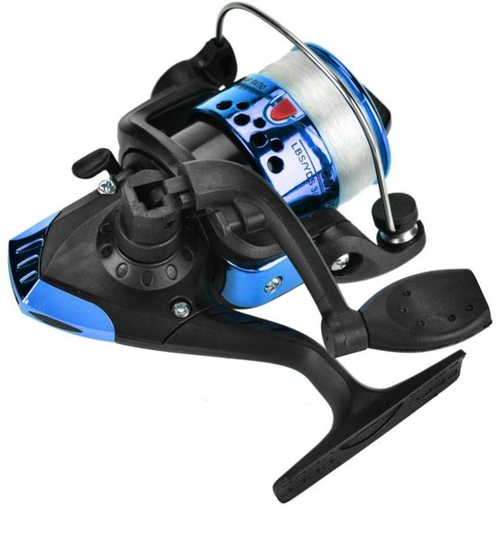 aladdien - Zoetwater visserij-reel - Lichtgewicht spin-reel - Antisliphandgreep - Blauw - Duurzaam visgerei - Ideaal voor zoetwater vissen - Compact..