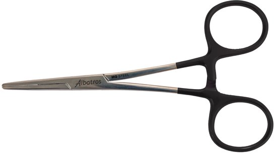 Albatros Adertang recht - professionele roestvrijstalen tang voor precisiewerk bij vissen 20CM van Merkloos