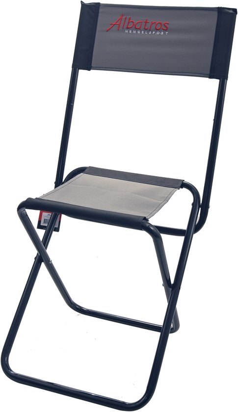 Albatros Albatros X-Frame Chair + Backrest - stabiele stoel met rugleuning en comfortabel zitoppervlak