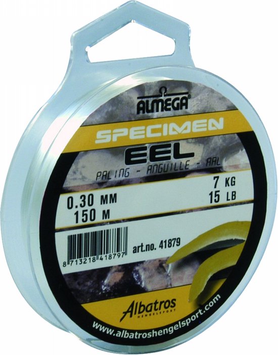 Albatros Almega Eel - Vislijn - 0.25 mm - 4.90 kg - 150 m van Albatros