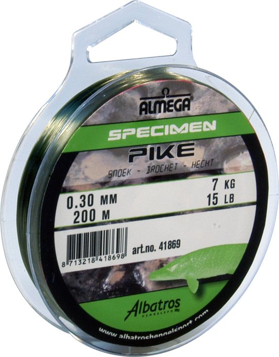 Albatros Almega Pike - Vislijn - 0.30 mm - 7.0 kg - 200 m van Albatros
