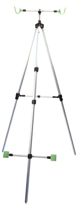 Albatros Aluminium Driepoot Strandsteun - 180 cm - Grijs van Merkloos