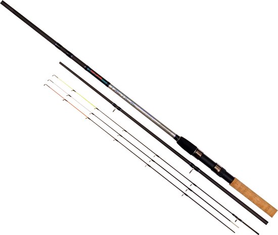 Albatros Bullet Distance feederhengel 3,30m - 3-delig, 30-90gr werpgewicht, 30T carbon blank, 3 tips inclusief
