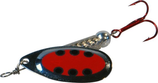 Albatros Classica Spinners - Bladmaat 4 - Silver - Rood van Albatros