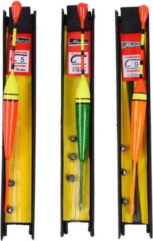 Albatros Fishing - Hengelsport - Dobberset - 3 Delig - 1ST van Albatros