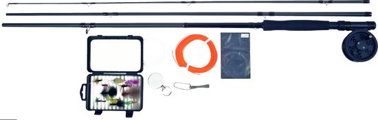 Albatros Fly Combo Kit 270/3 - Complete vliegvisset met hengel, reel, lijn en vliegen van Albatros