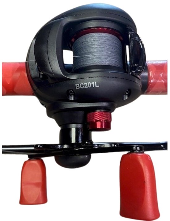 Albatros Linkshandige baitcast reel molen BC201L - 6.4:1 - 3+1 lagers - 20-60 g