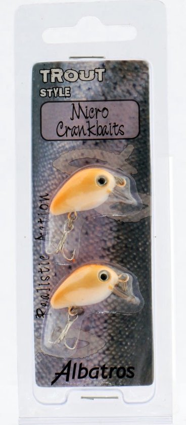 Albatros Micro Crankbait (2 pcs) - Kleur : Groen van Albatros