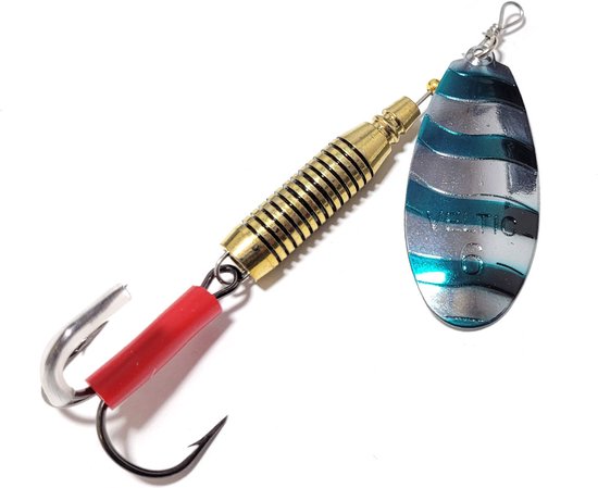 Albatros Spinner Veltic Silver-Green - Maat : N1 - 2.00g van Merkloos