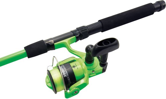 Albatros Tele Combo Green 210 - Telescoop hengelset - 210cm - Werpgewicht 10-35gr - Inclusief nylon lijn van Merkloos