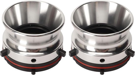 Allecta - Aluminium Legering Reel to Reel Tape Opener voor NAB-naafadapters - Studer ReVox Akai Teac - Zilverkleurig.